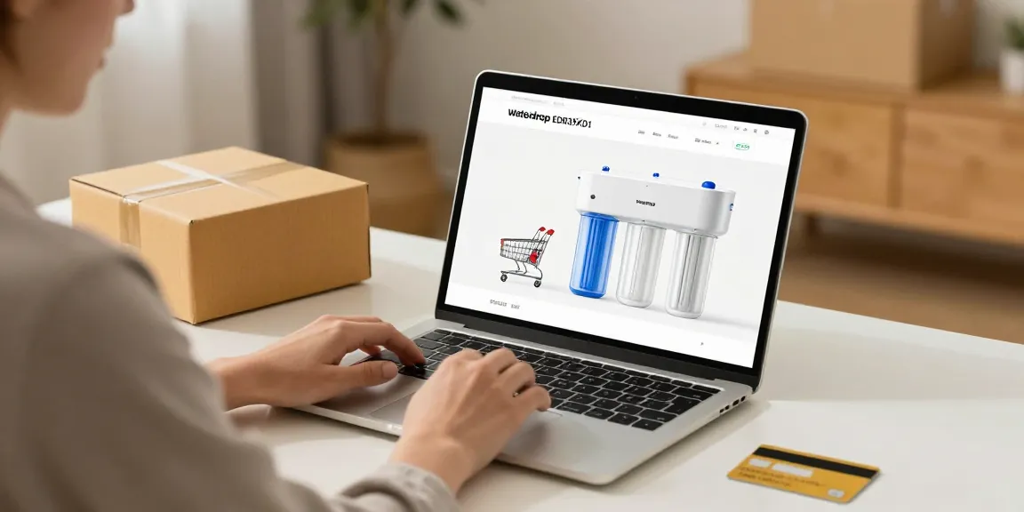 Waterdrop EDR3RXD1 Replacement for Everydrop® Filter 3 in an online shopping context, showcasing the best deals and product review.