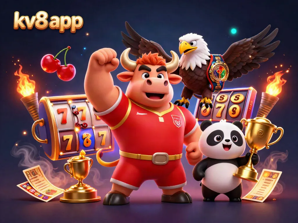 Experience the thrill of winning with the KV8 app featuring slots, jackpots, and exciting characters.