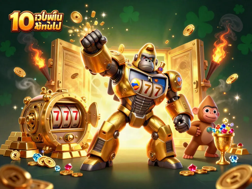 เล่นเกมสล็อตในคาสิโนออนไลน์ที่ดีที่สุด 10เว็บพนันออนไลน์ พร้อมเงินรางวัลมากมาย