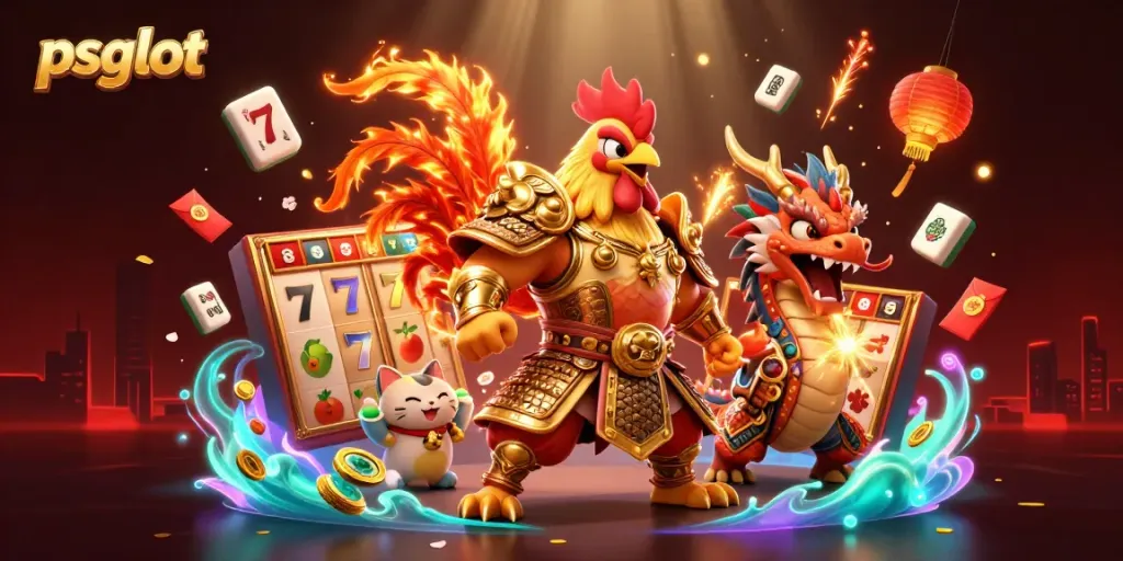 Experience thrilling gameplay action with psgslot in a vibrant 3D slots scene.