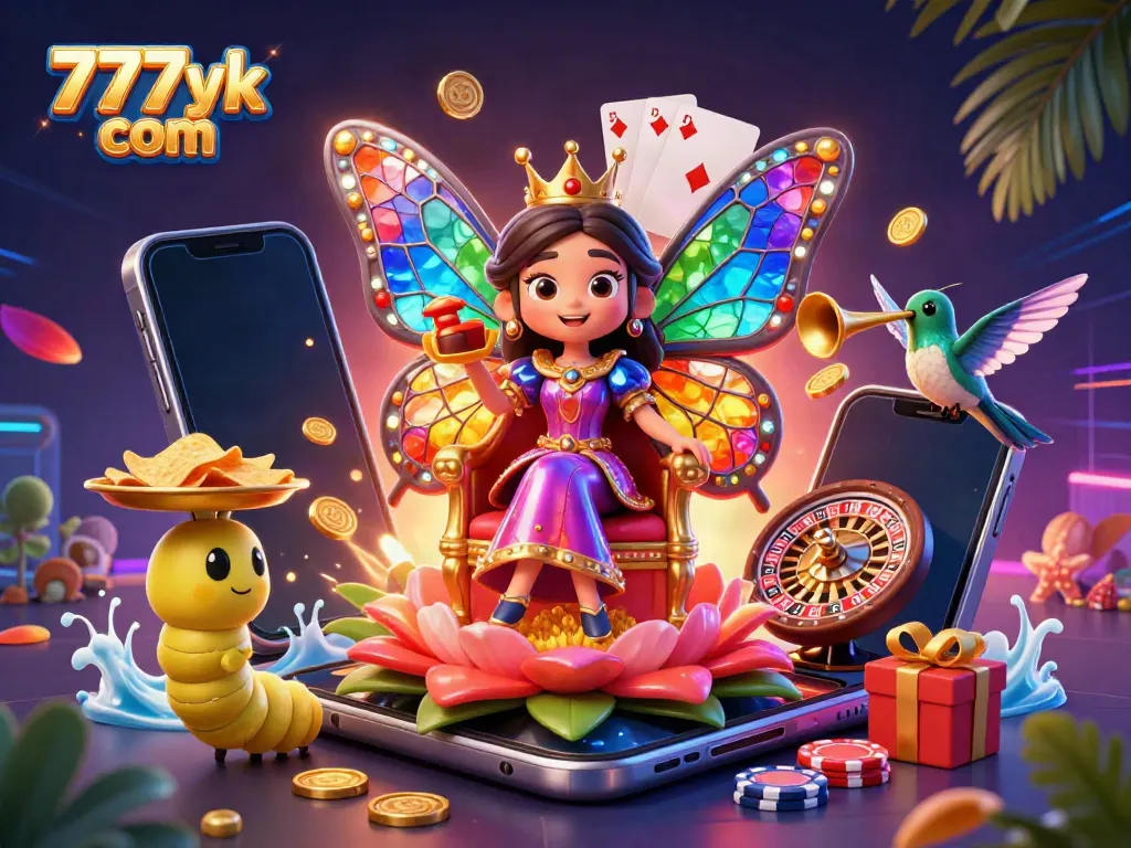 Experience excitement with 777yk com as vibrant golden coins erupt from a smartphone showing a thrilling slot game.