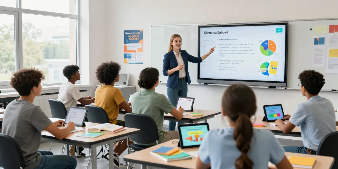 Toto language learning classroom with interactive teaching and engaged students.