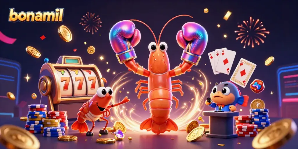 Permainan slot online bonamil yang seru dengan karakter laut dalam dan efek visual yang menarik.