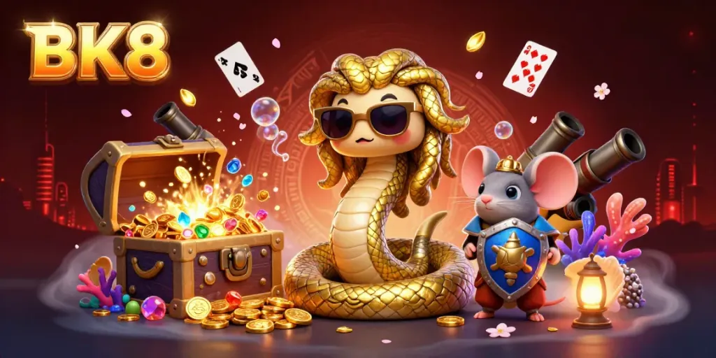 Experience the enchanting BK8 casino adventure with the friendly Medusa and treasure-laden games.