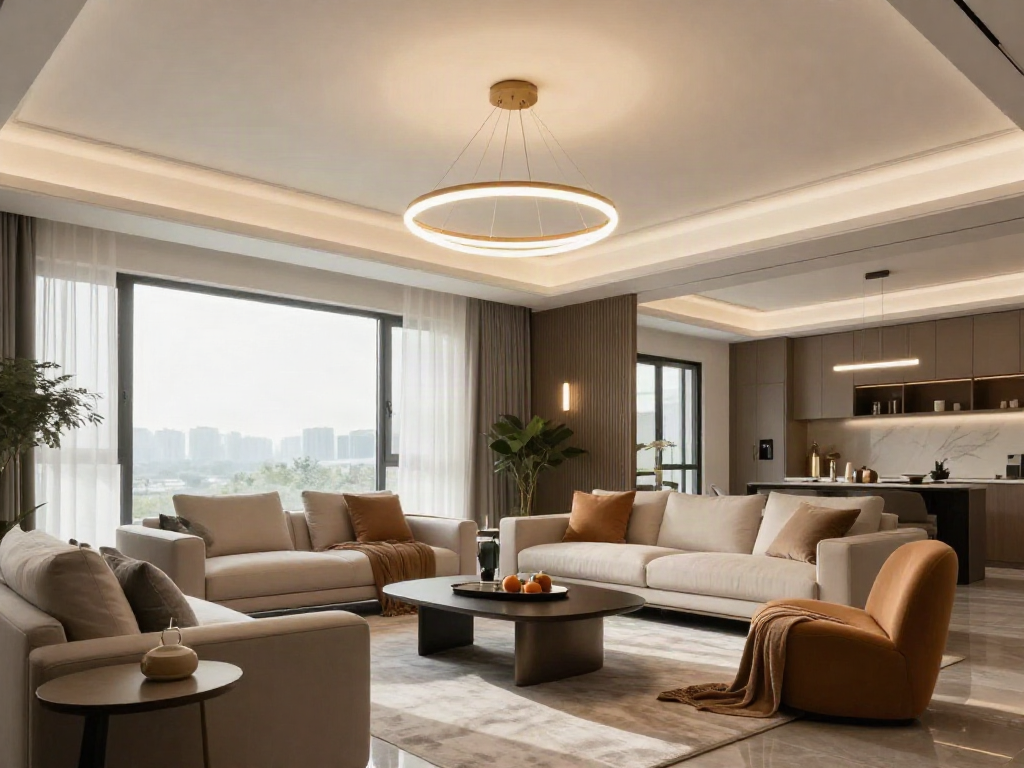 Lustra living modernă, corp de iluminat de calitate, serviciu local de încredere