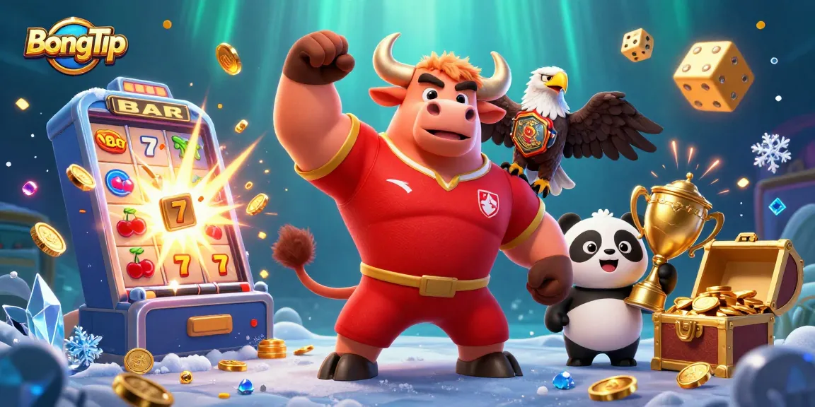 Capture the excitement at BongTip with our vibrant 3D casino illustration celebrating big wins and thrills!