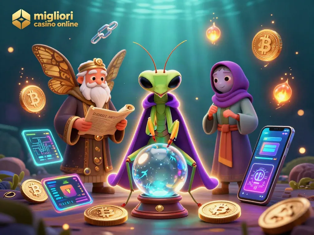 Scopri i migliori casino online attraverso un'illustrazione vivace e dettagliata di una scena di gioco coinvolgente.