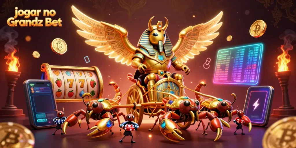 Ganhe jogando no Grandz Bet com a emoção dos slots, enquanto os personagens vibrantes interagem!