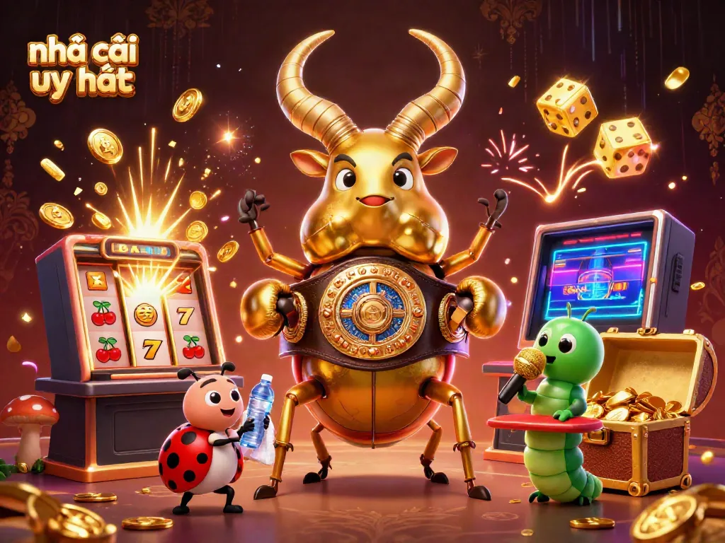Experience thrilling action with the nhà cái uy tín character engaging in an exhilarating casino match.