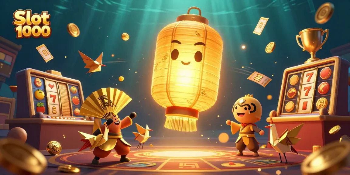 Experience vibrant Slot 1000 slots action with golden lantern spirit and dynamic game elements.