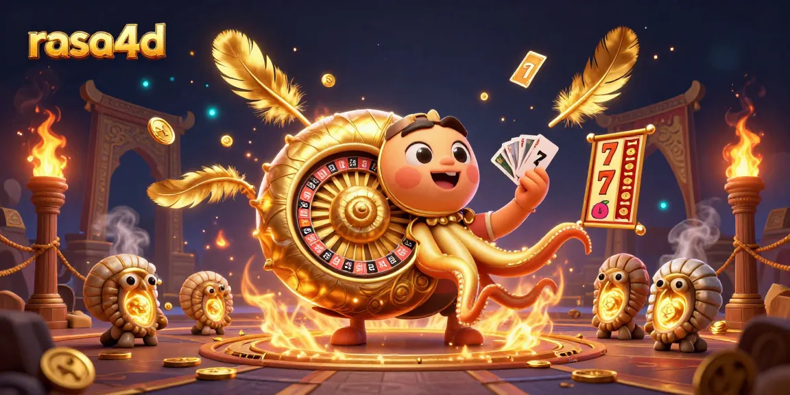 Experience thrilling wins with rasa4d in a vibrant 3D casino scene filled with excitement.