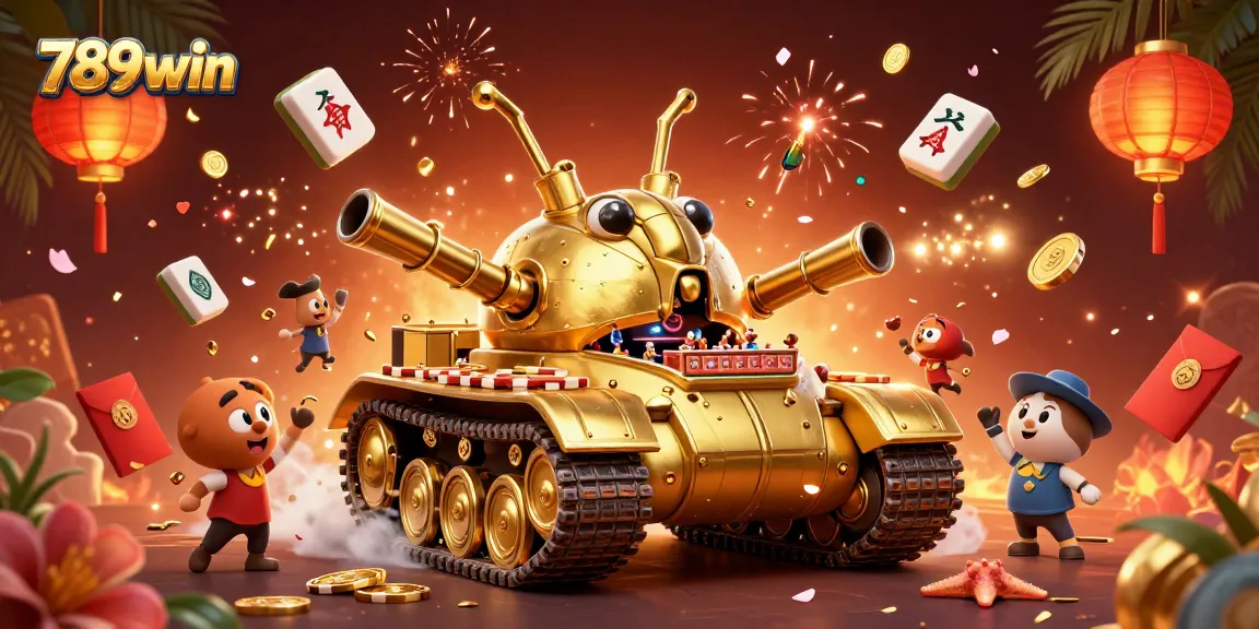 Immerse in the 789win gaming experience with vibrant 3D casino elements and cheerful patrons.