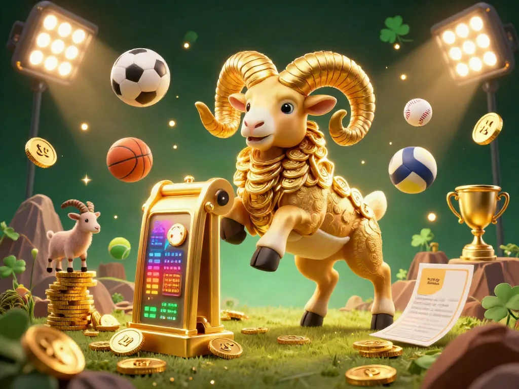 Engage with the thrilling world of Jepang88, featuring a golden ram charging through a vibrant casino scene.
