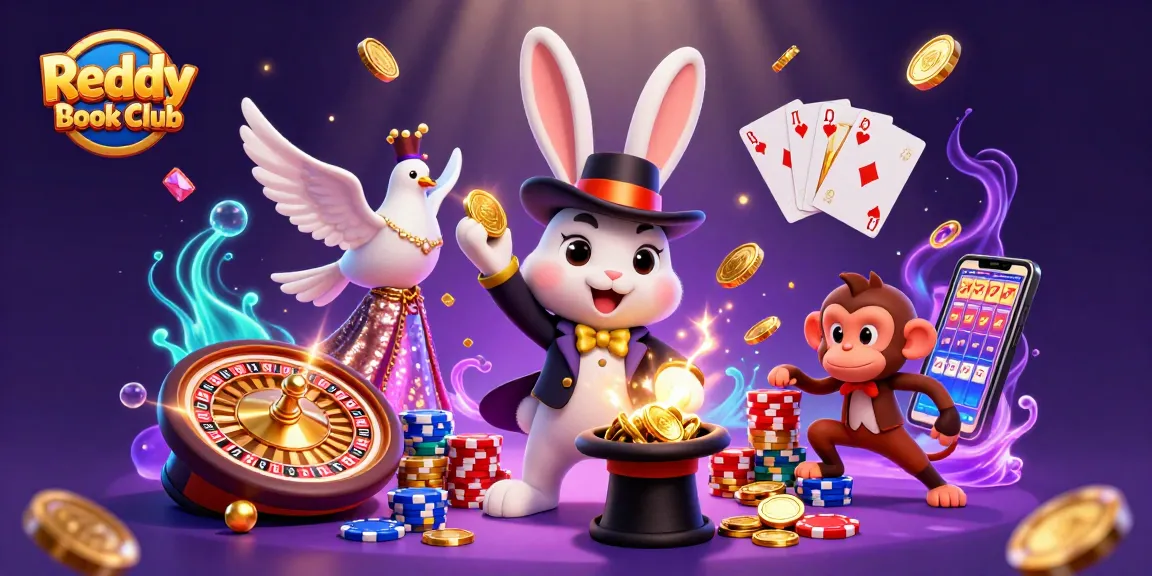 Reddy Book Club offers thrilling betting experiences with engaging 3D characters and vibrant casino elements.