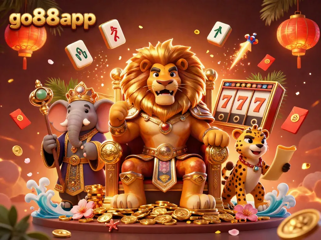 Experience thrilling gaming action at go88app with a vibrant casino scene.