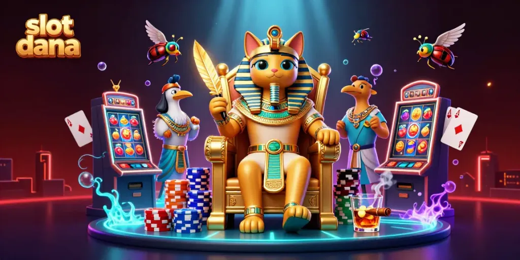 Slot dana memberikan pengalaman bermain yang menarik dengan karakter kartun legendaris dalam ilustrasi 3D.