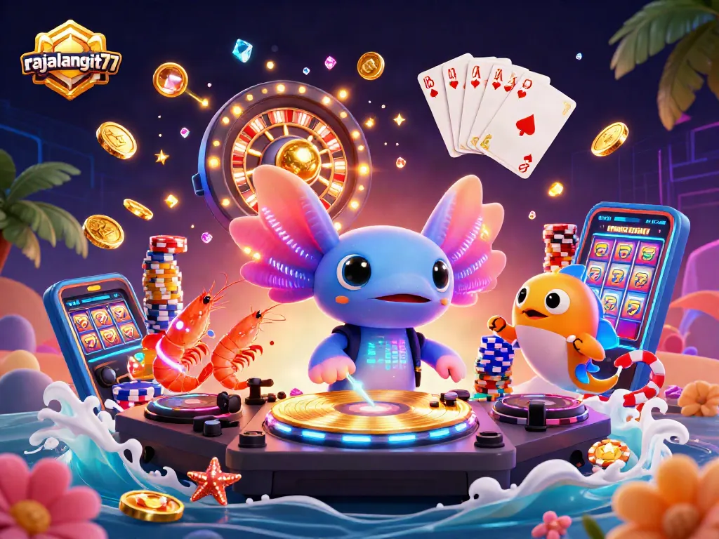 Engage with rajalangit77's thrilling casino action featuring colorful characters and dynamic game elements.