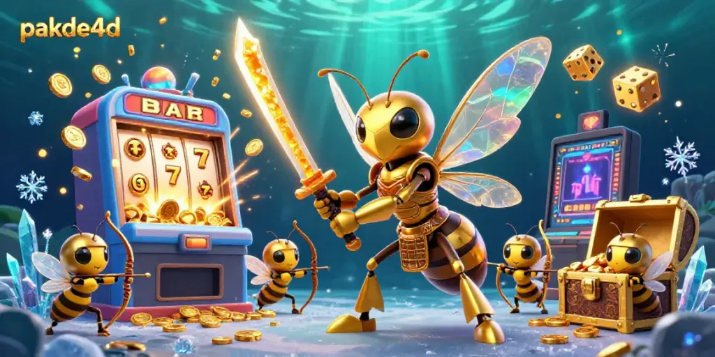 Gambarkan pengalaman berjudi terunggul di pakde4d dengan slot berhadiah memukau dan karakter menarik.