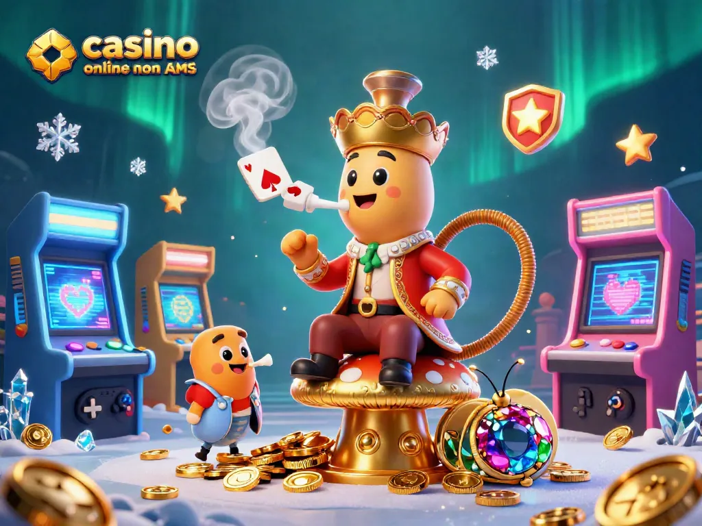 Gioca nei migliori casino online non AAMS, con simboli di poker e ricche atmosfere.