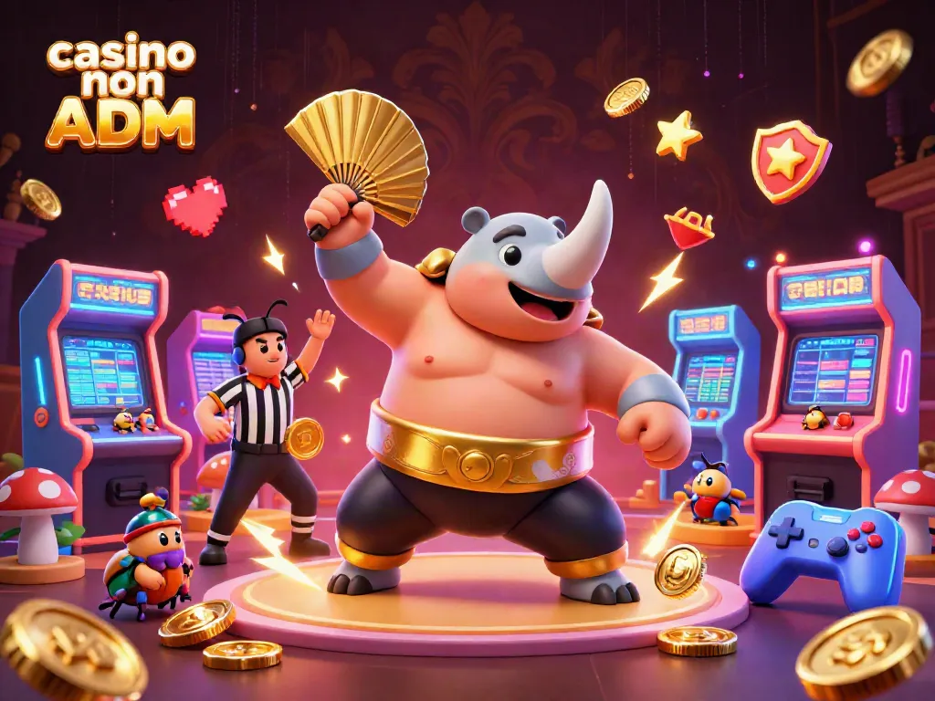 Gioca nei casino non ADM e vinci oro con il rinoceronte campione nel tuo gioco preferito.