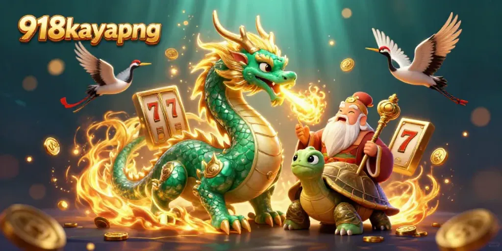 Experience thrilling gameplay at 918kayapng with a magical dragon and lucky symbols.