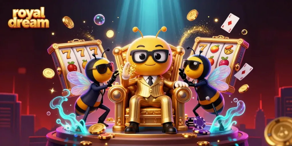 Putar permainan royal dream sambil menikmati dekorasi kasino yang menakjubkan di Flazz Gaming.