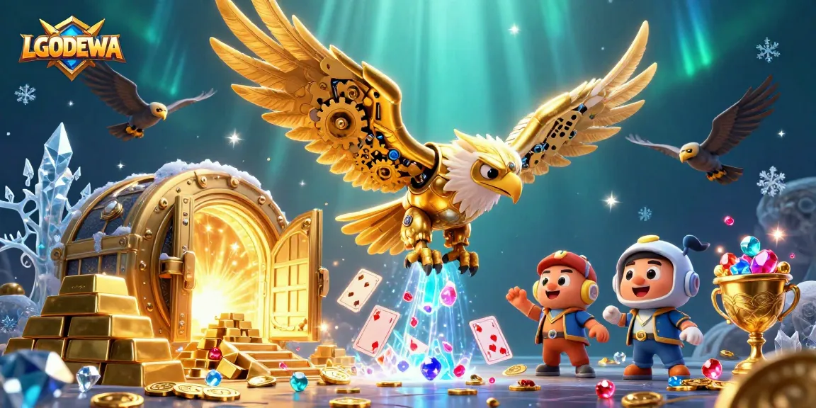 Experience thrilling wins at LGODEWA, showcasing treasures and jackpot dreams.