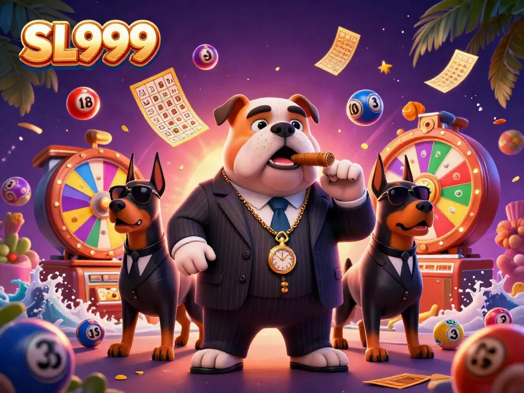Engage in thrilling games with SL999's vibrant casino scene featuring dynamic lottery elements.