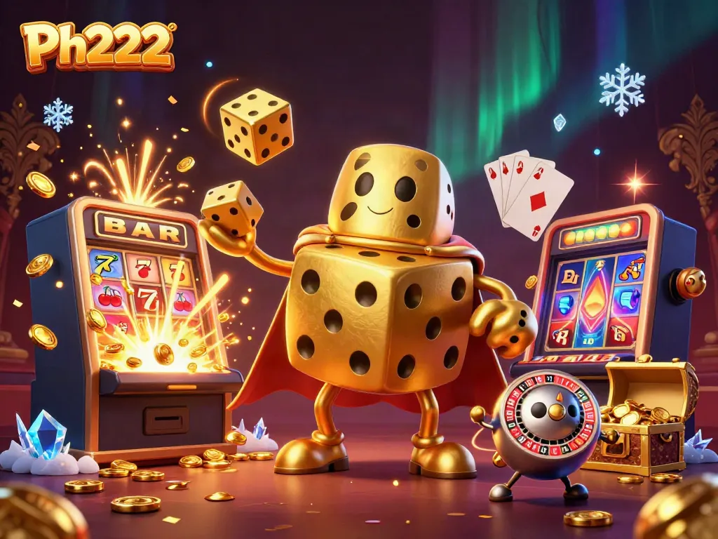 Spin and win big with Ph222's immersive 3D casino games featuring dynamic characters and vibrant elements.