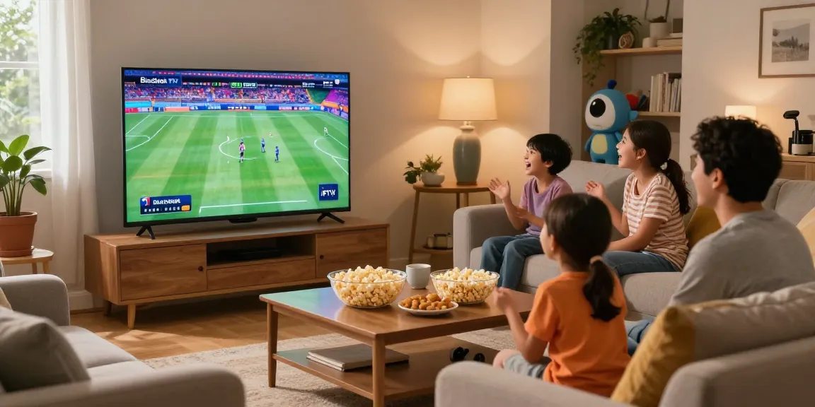 Blue Shark IPTV brings families together for sports and movies in HD, creating joyful moments.