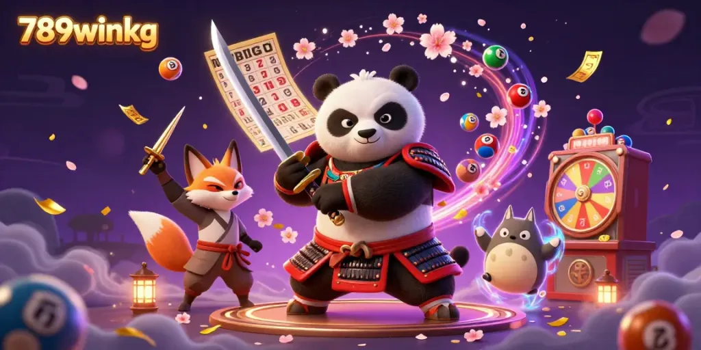 Engage with vibrant 789winkg casino excitement through lucky lottery balls and mystical characters.