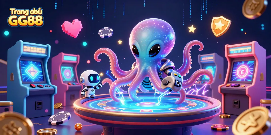 Engaging online gaming action unfolds at Trang chủ GG88 with an octopus dealer and dynamic game elements.