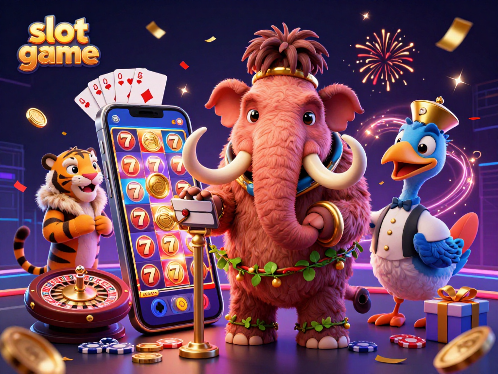 Engage in an exciting slot game experience brimming with vibrant characters and themed elements
