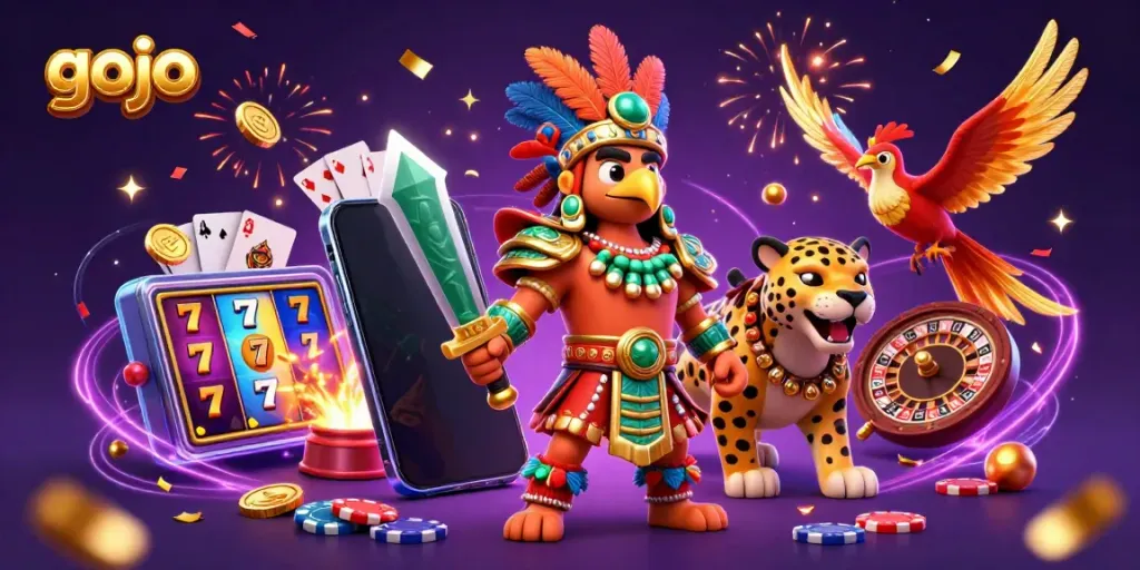 Engage with the thrilling gojo slot game featuring dynamic visuals and vibrant casino elements.