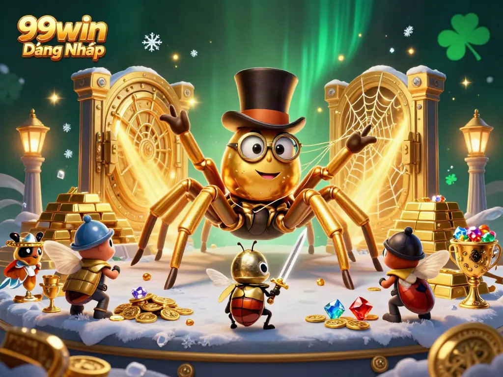 Engage in thrilling gaming adventures with 99win Đăng Nhập, featuring dynamic casino elements and vibrant characters.
