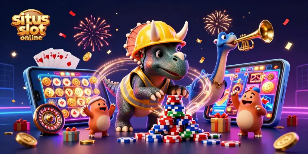 Bermain slot online di situs slot online dengan simbol beruntun dan grafik menakjubkan, penuh keseruan.