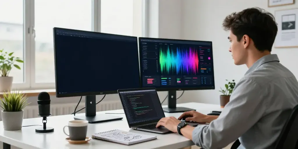 Content manager utilizing instant indexing tools in a modern workspace