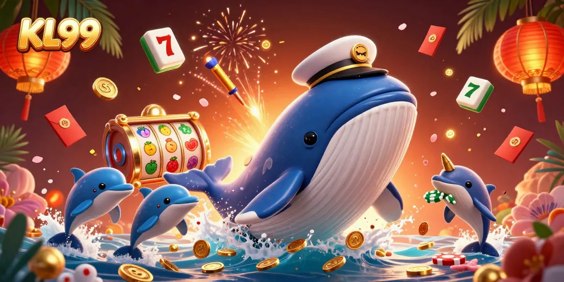 KL99 offers exciting gaming adventures with whales, dolphins, and vibrant casino elements.