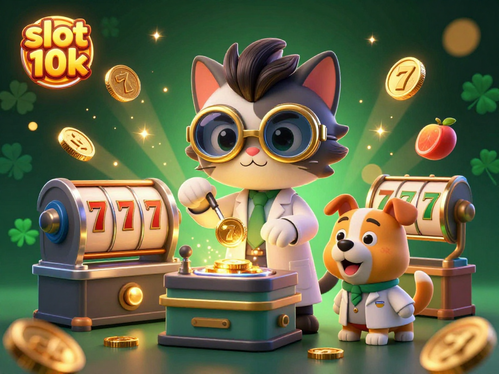 Experience thrilling wins with slot 10k in this vibrant casino illustration featuring exciting game elements.