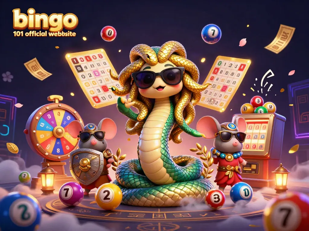 Experience thrilling bingo action at the bingo 101 official website with dynamic lottery elements and engaging characters.