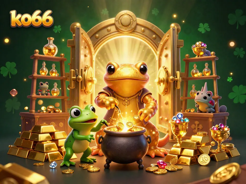 Join the adventure at ko66 with magical creatures in a fantasy casino world of gold and gems.