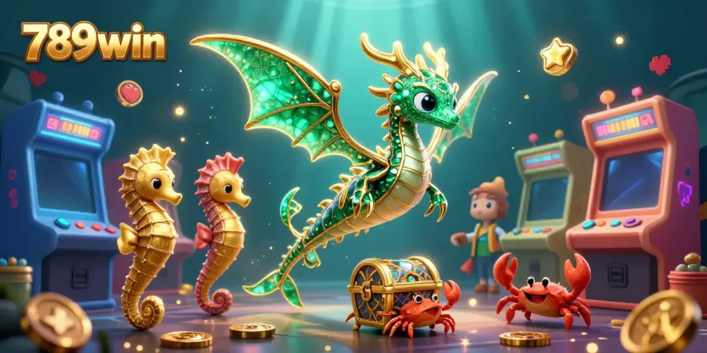 Win big with 789win at this vibrant casino adventure featuring underwater gaming treasures.