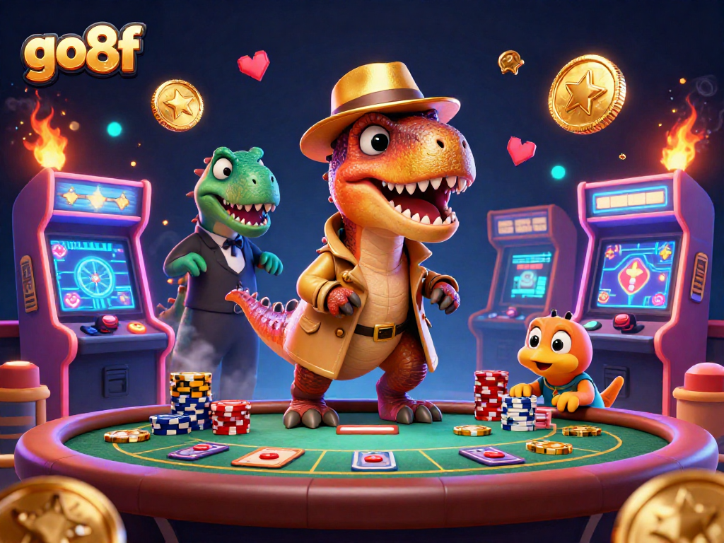 Experience thrilling gameplay with go8f featuring vibrant, animated casino characters.
