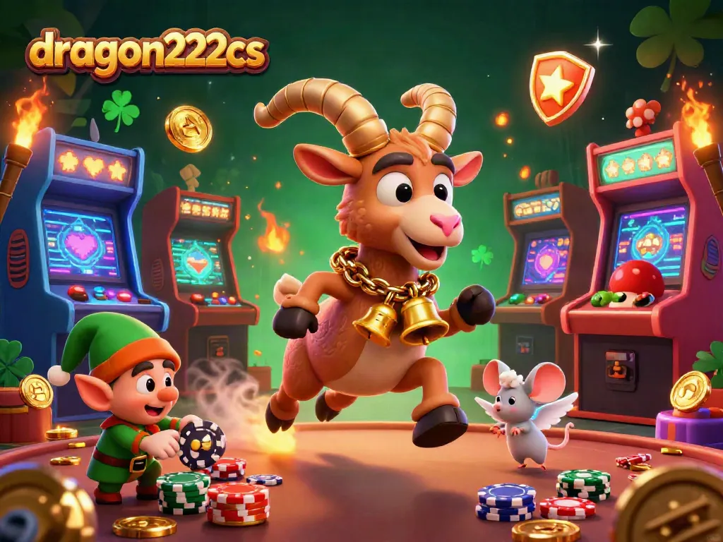 Engage with dragon222cs for thrilling slot play amidst festive chaos in a vibrant casino setting.