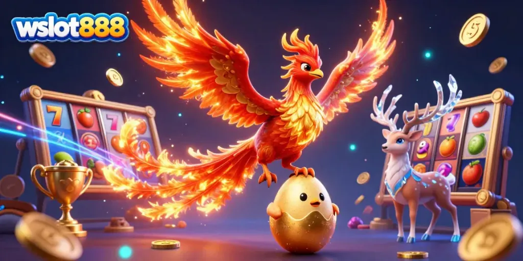 Permainan slot gacor di wslot888 dengan karya seni digital menarik dan berwarna-warni.