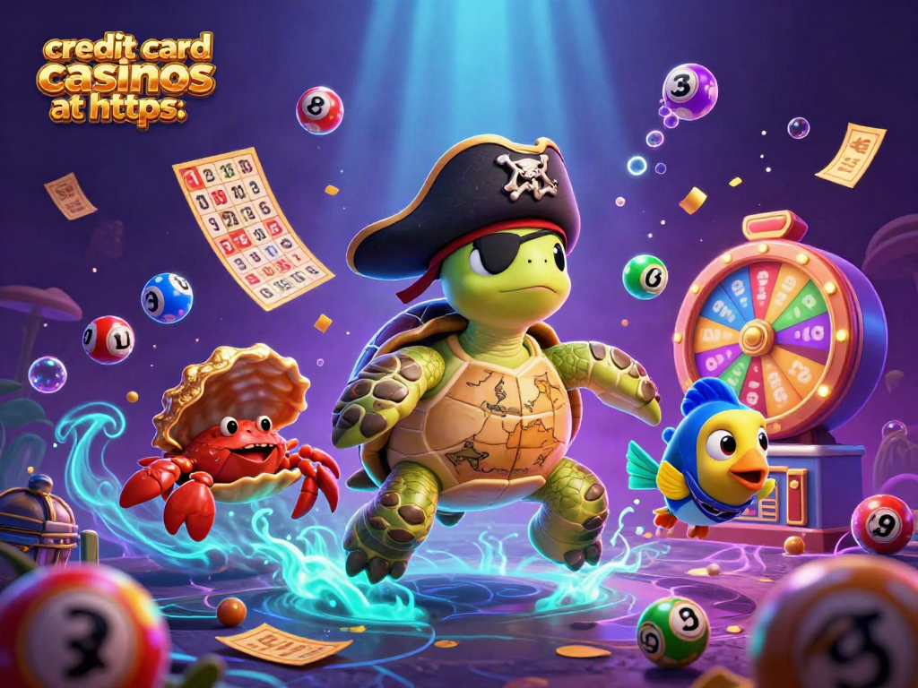 Engage with credit card casinos at https: featuring a pirate turtle, crab, and colorful lottery elements.