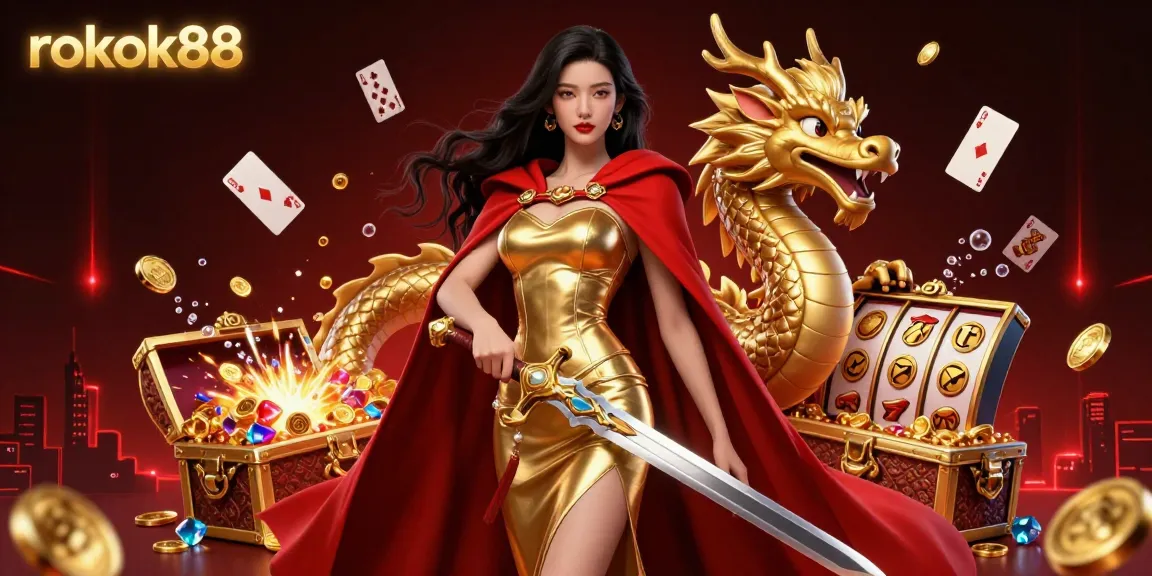 Engage in vibrant gameplay at rokok88 with dynamic slot reels and adventurous treasures.