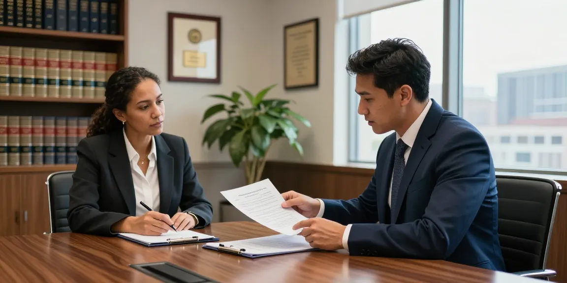Philadelphia Employment Lawyer consulting with a client in a modern legal office