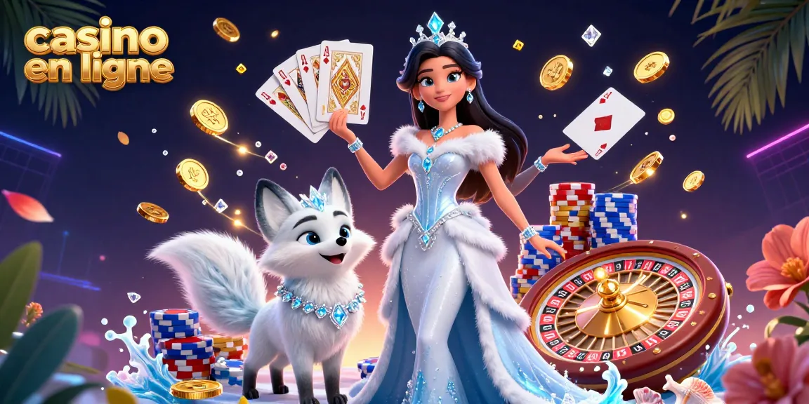 Vivez l'excitation du casino en ligne avec des personnages vibrants et des éléments de jeu dynamiques.