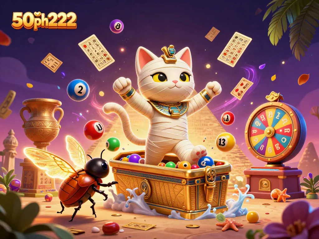 Experience the thrill of 50ph222 as animated characters bring the casino to life in vibrant detail.